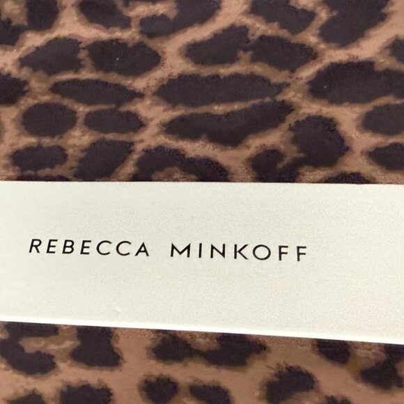 Rebecca Minkoff Women’s Leopard Print Trench Coat Belted Long Size Medium - Picture 15 of 16